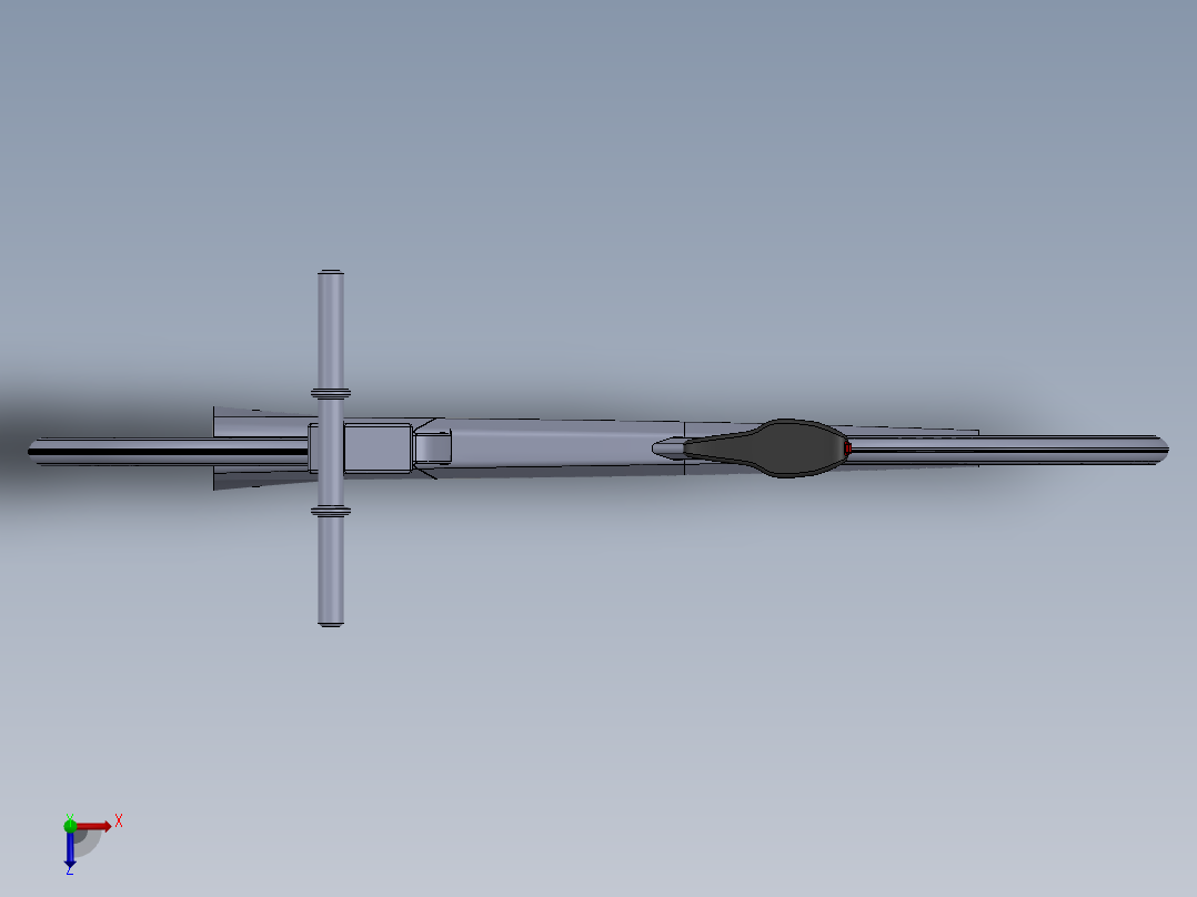 电动自行车 摩托车 (21)俯视图