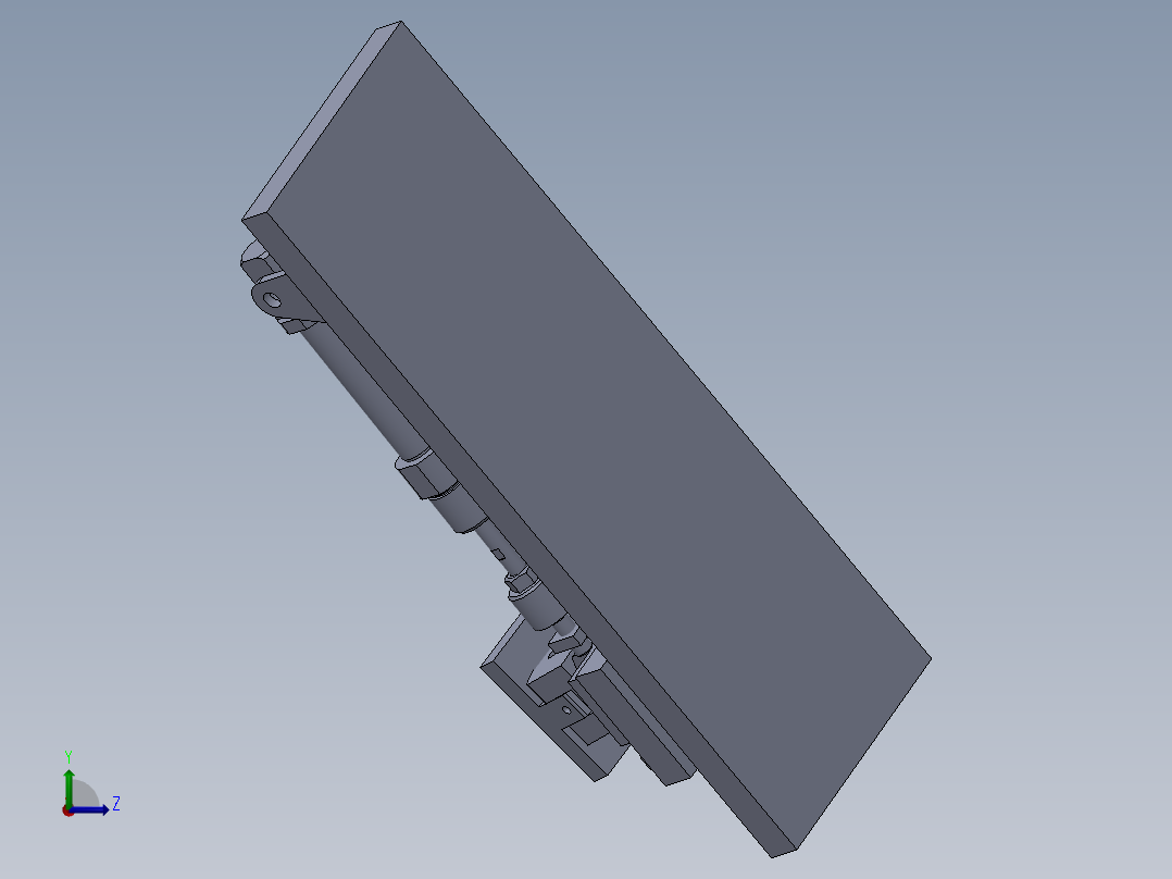 多角度运动夹具左视图