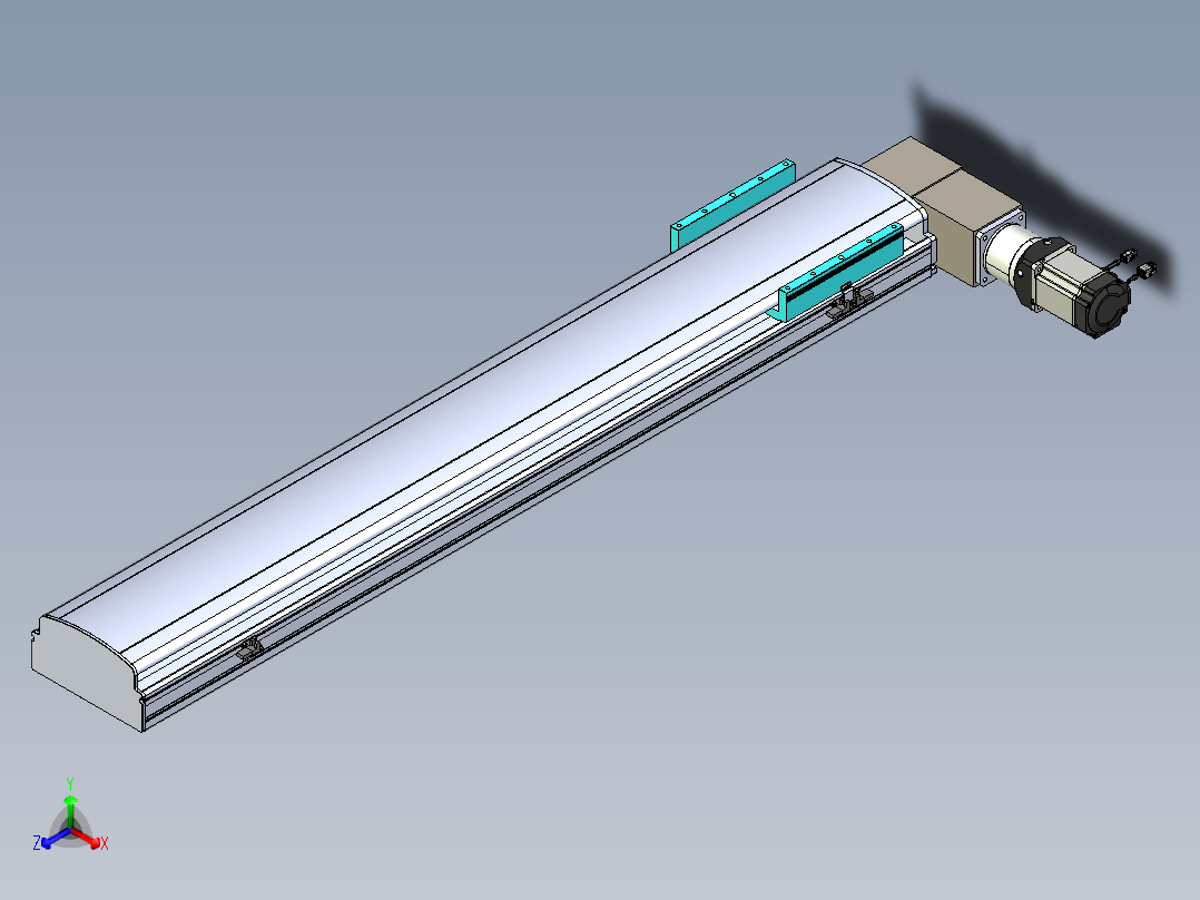 同步带滑台-半封闭B22-L100-C-S1150-R-P75-D3-N5