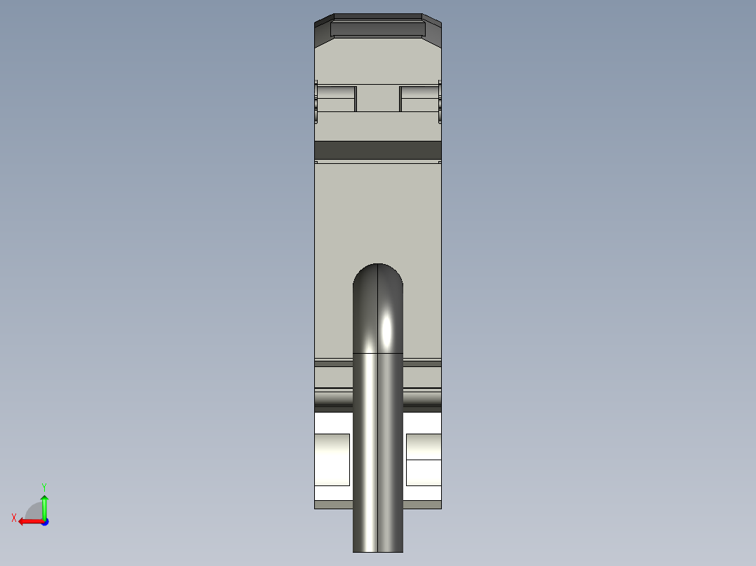 基恩士FS-N11N_11P_13N_13P_kc图纸模型后视图