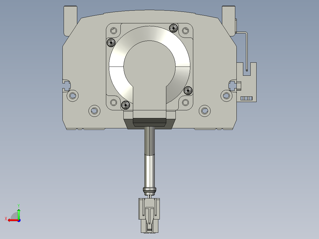 东锦丝杆传动-直线滑台模组DH120-C-400-BC-P400W-C3后视图