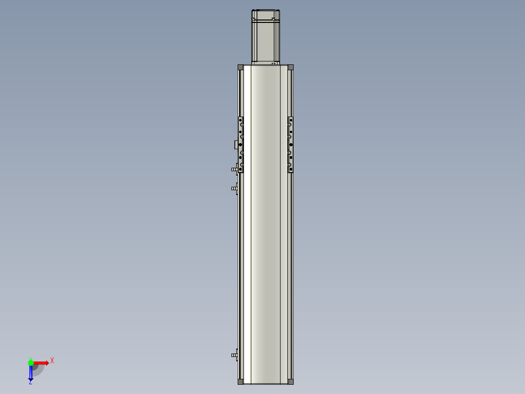 东锦丝杆传动-直线滑台模组DH120-C-400-BC-P400W-C3俯视图