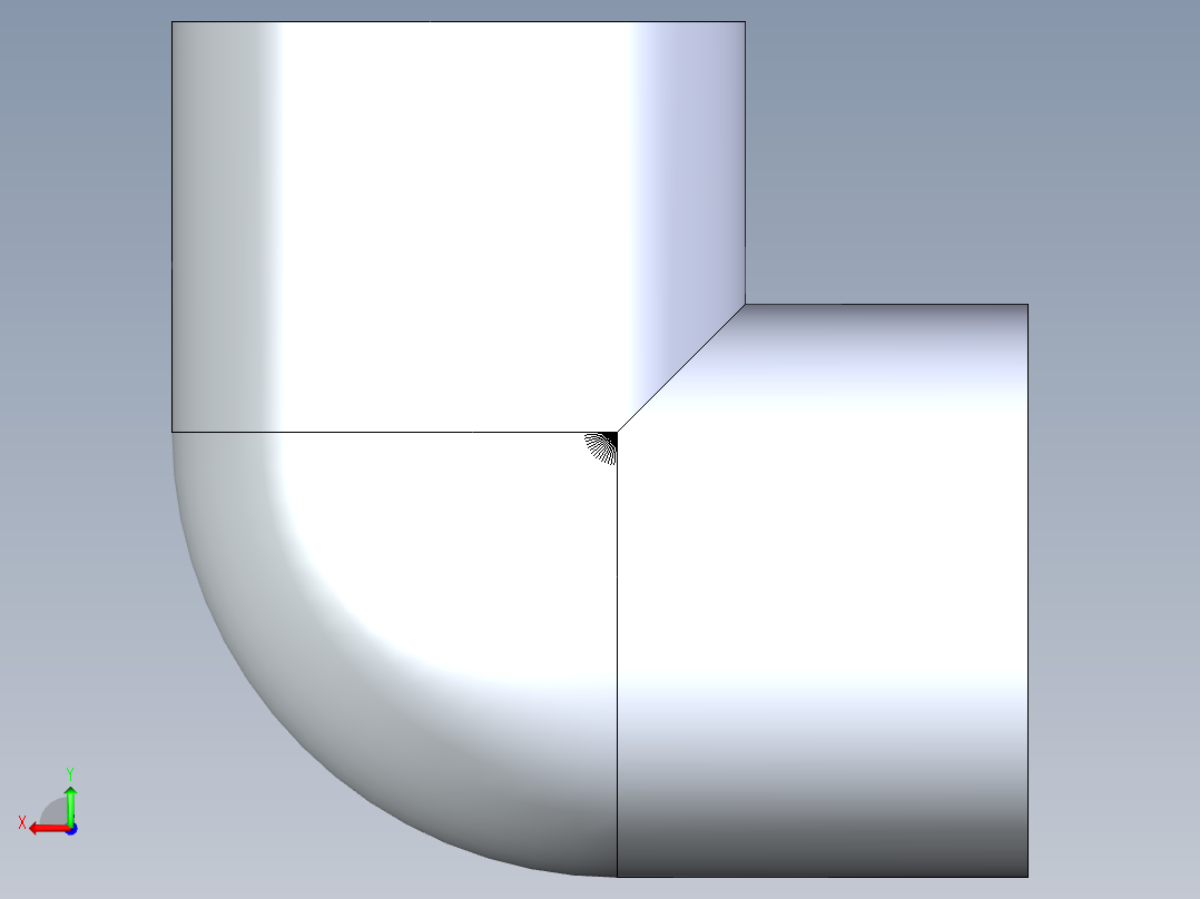 聚氯乙烯配件07-Sch80_90Elbow_FPTxFPT_808-010_1in后视图