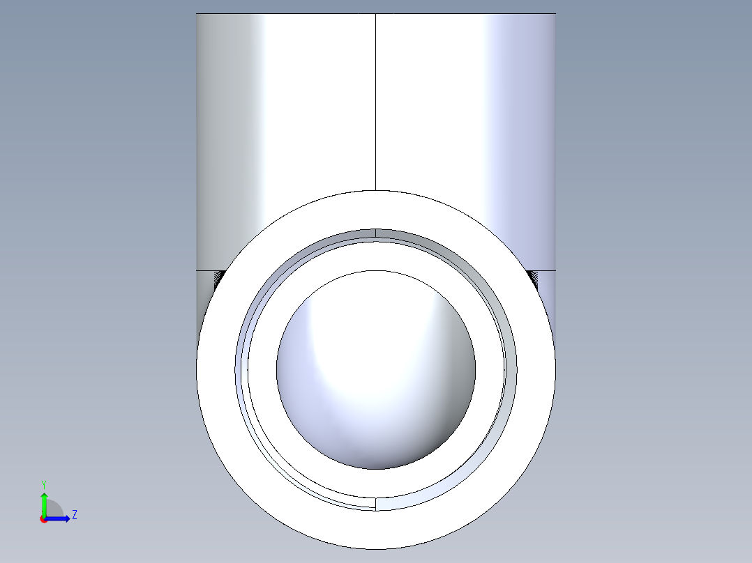 聚氯乙烯配件07-Sch80_90Elbow_FPTxFPT_808-010_1in左视图