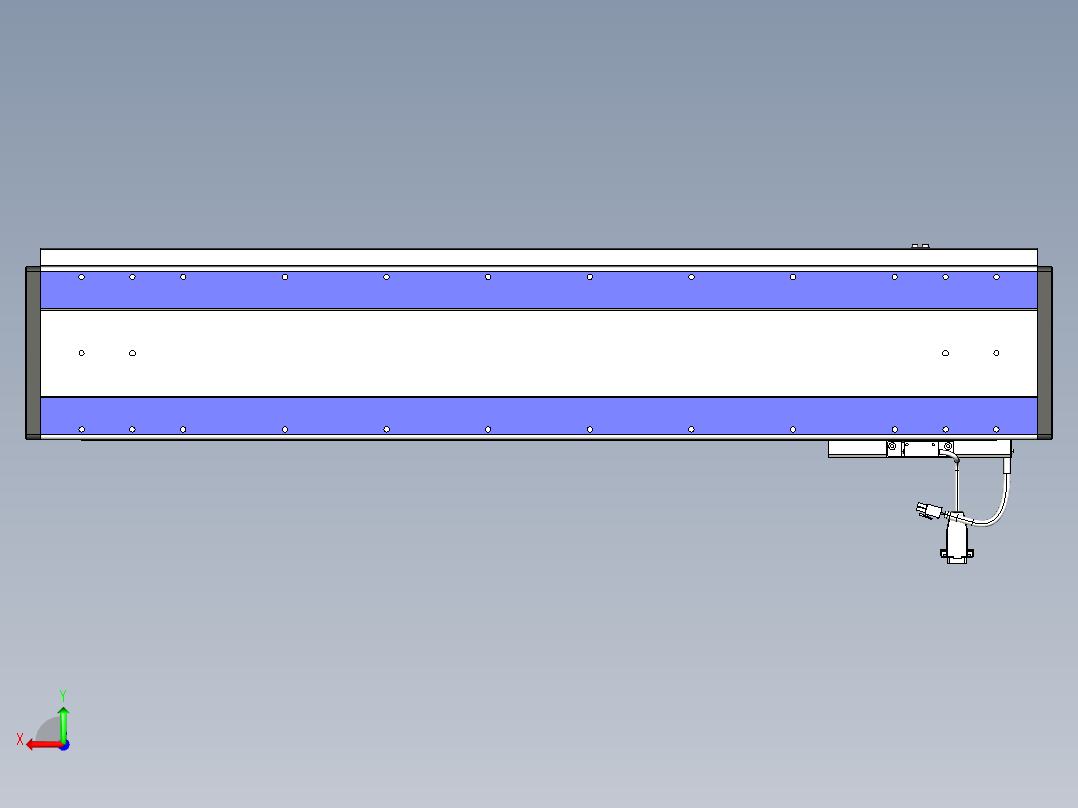 威洛博VL系列3d模型模组VL17E2Y-S750后视图