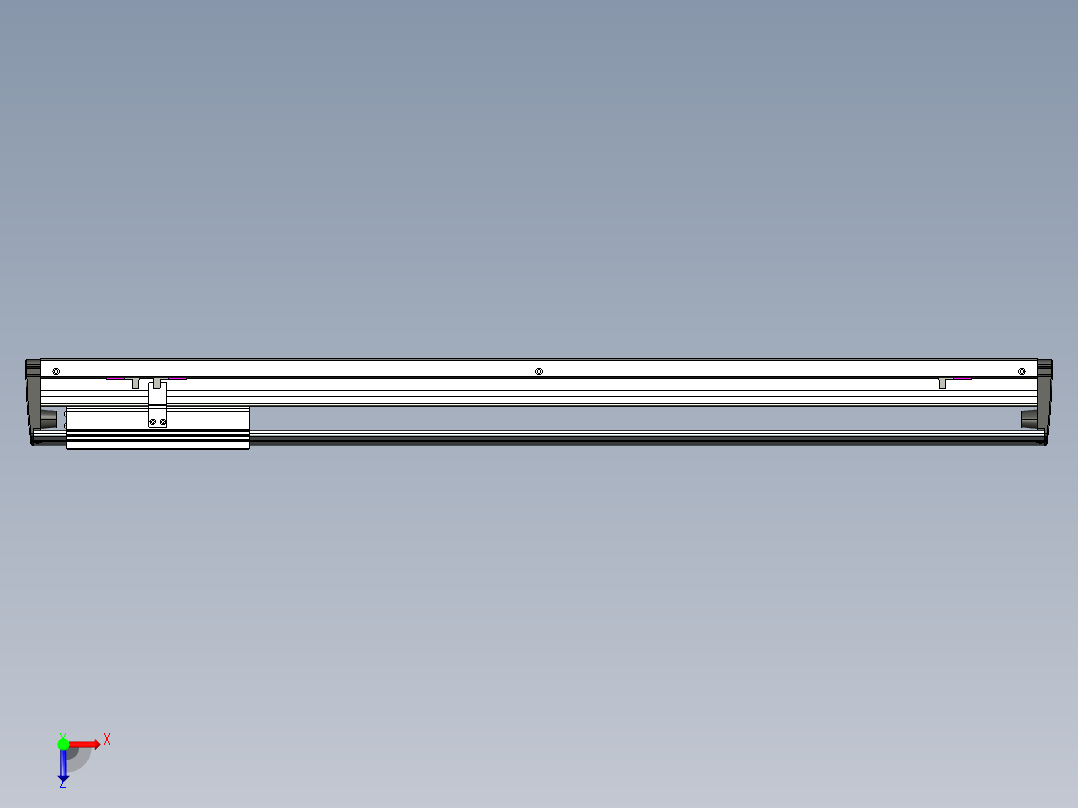 威洛博VL系列3d模型模组VL17E2Y-S750俯视图
