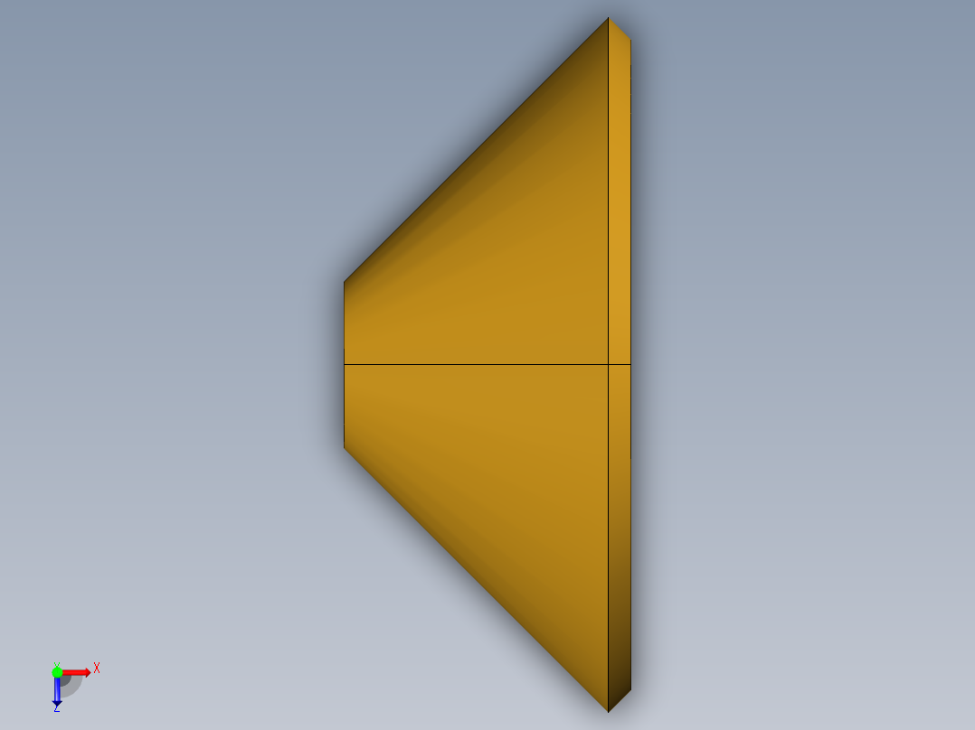 扩口式工业通用硬管接头Copper Flare Gasket 2GF-8俯视图