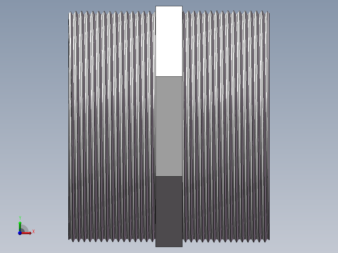 对丝-六角等径 DN80前视图