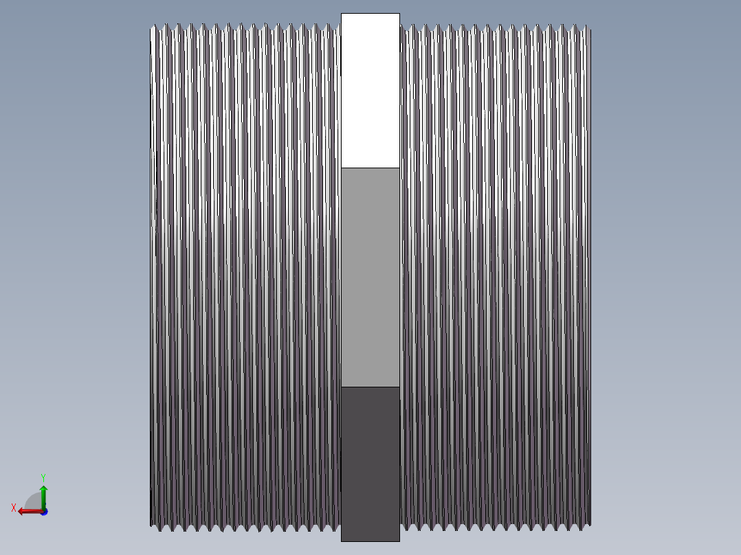 对丝-六角等径 DN80后视图