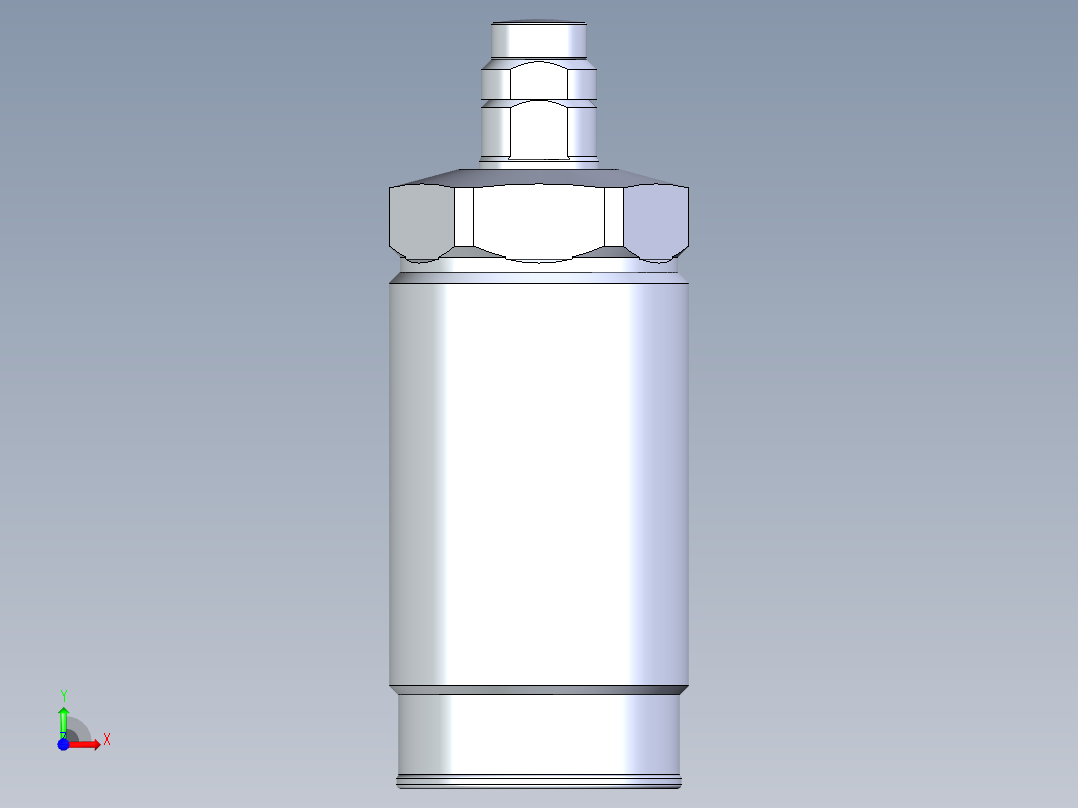 KOSMEKLD0302-xM多系列多零件图纸模型前视图