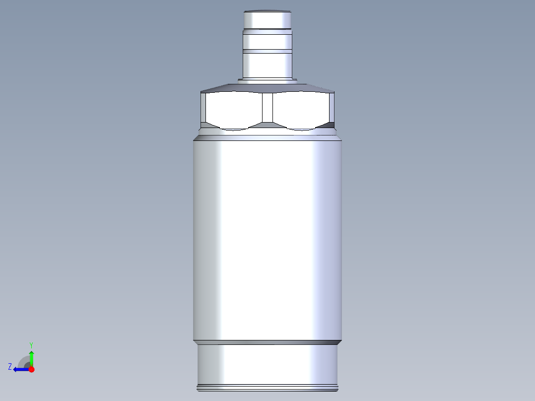 KOSMEKLD0302-xM多系列多零件图纸模型右视图