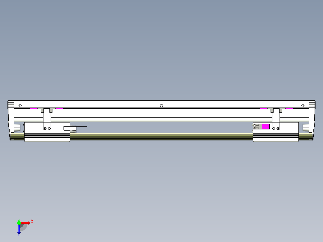 威洛博VL系列3d模型模组2VL22H1Y-S400俯视图