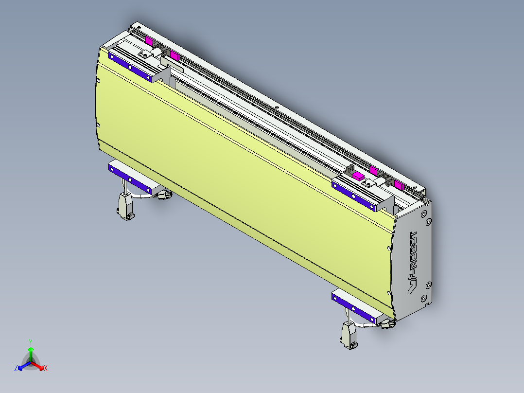 威洛博VL系列3d模型模组2VL22H1Y-S400正等轴测图