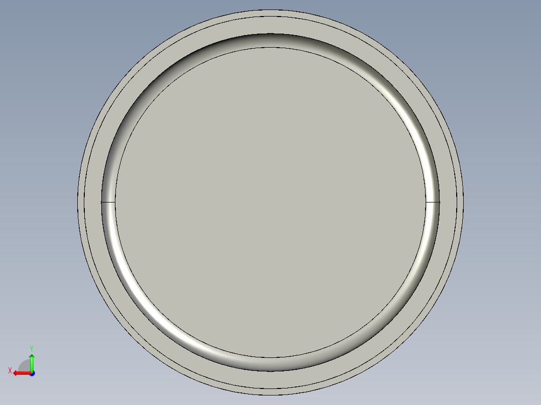 蓋子D-C-3D多系列多零件图纸模型后视图