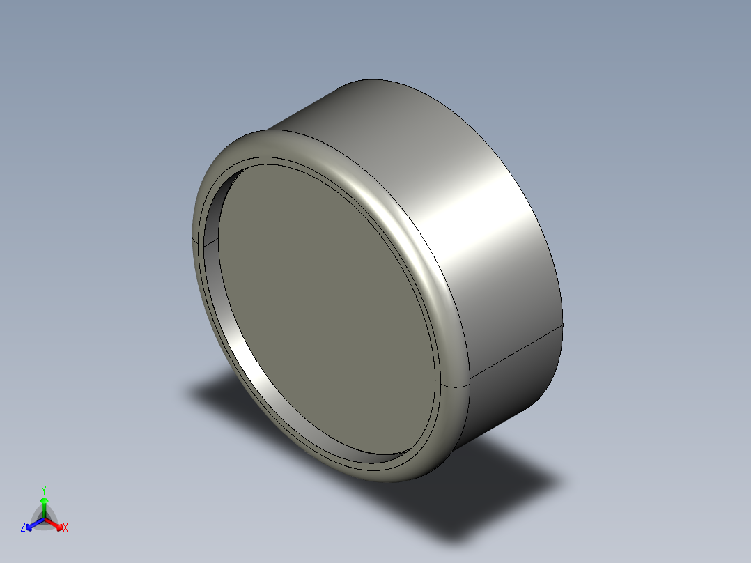 蓋子D-C-3D多系列多零件图纸模型正等轴测图