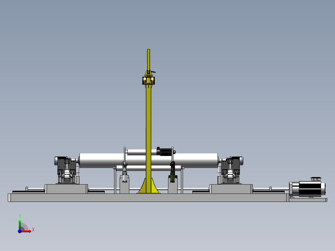钢管用倒棱机sw18前视图