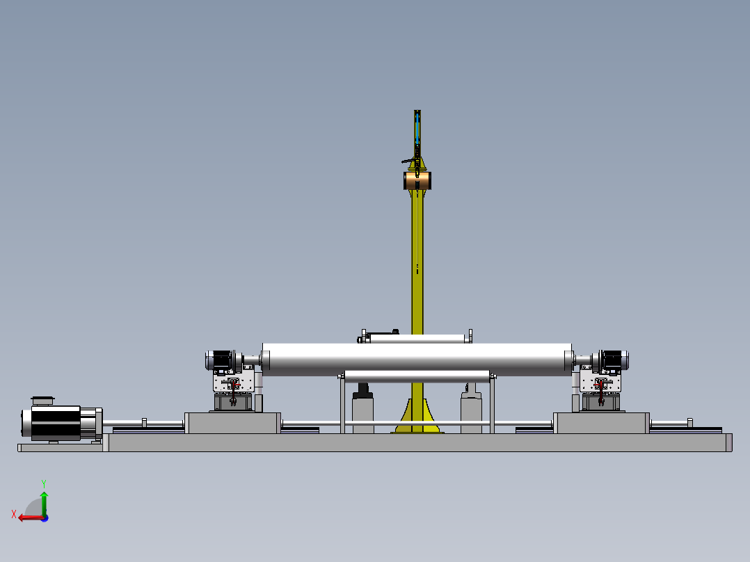 钢管用倒棱机sw18后视图