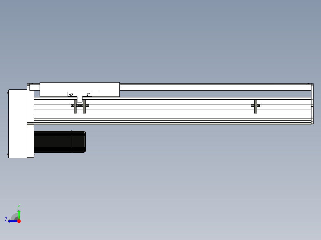 Toyo东佑达直线模组-ETH22-500-BM-400W+煞車右视图