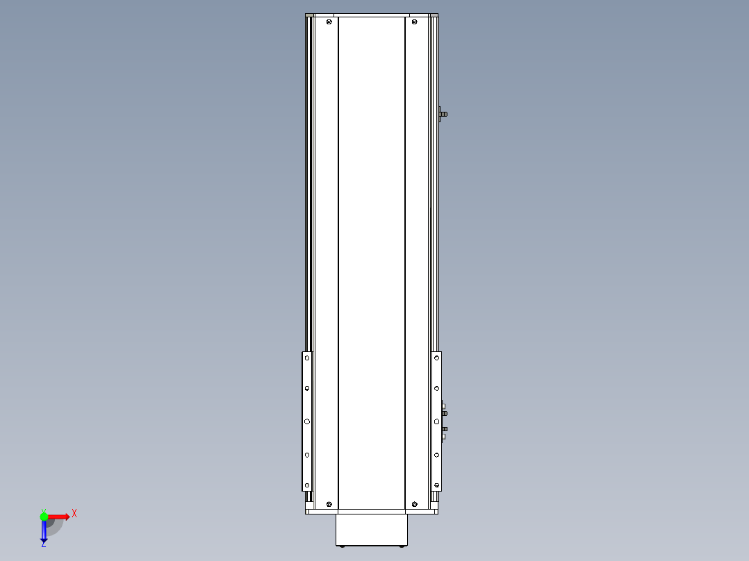 Toyo东佑达直线模组-ETH22-500-BM-400W+煞車俯视图