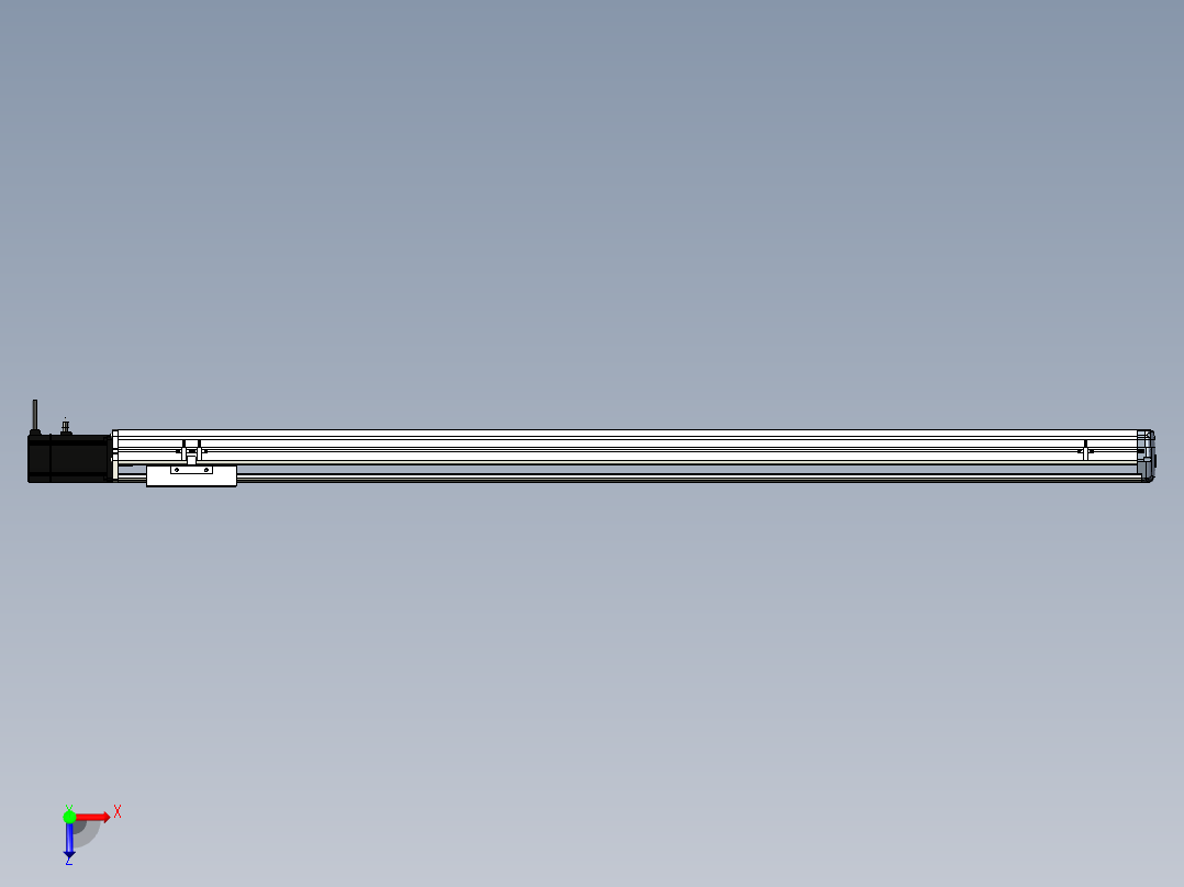 Toyo东佑达直线模组-ETH17-1500-BC-M75-C4反俯视图