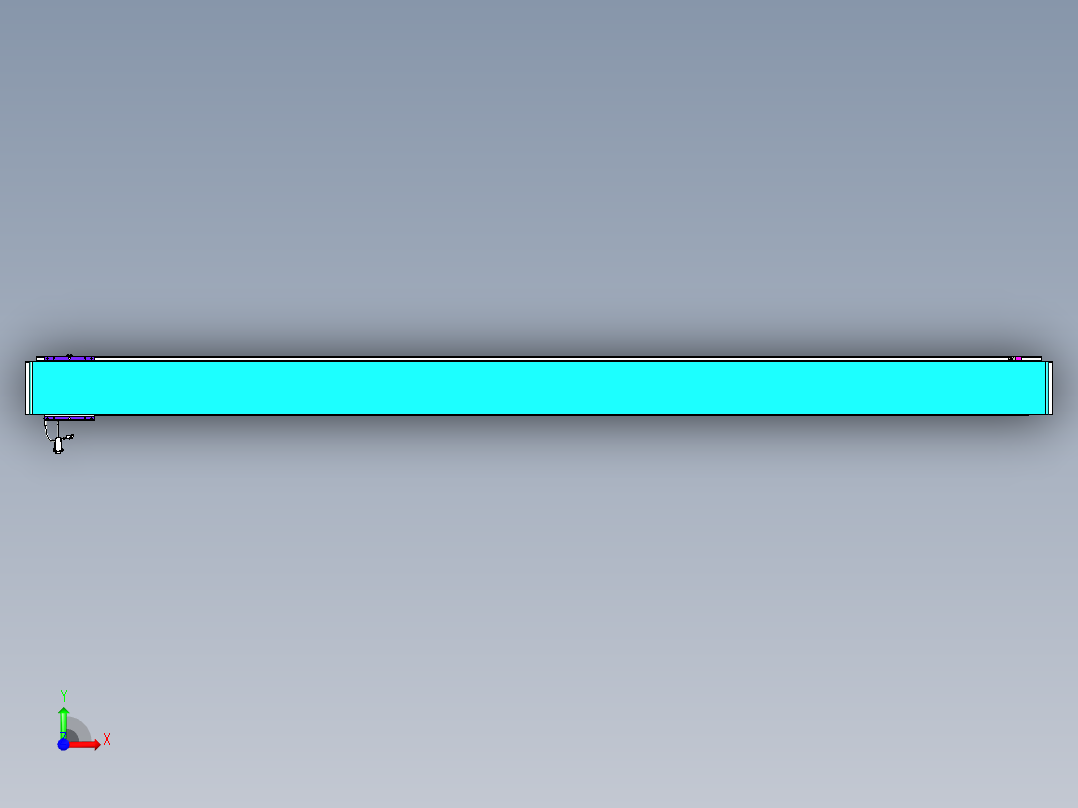 威洛博VL系列直线电机模组-VL17E2-S3000前视图