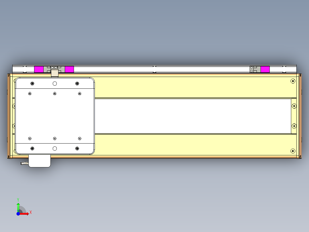 威洛博LC系列3d模型模组LC17E1Y-S400前视图