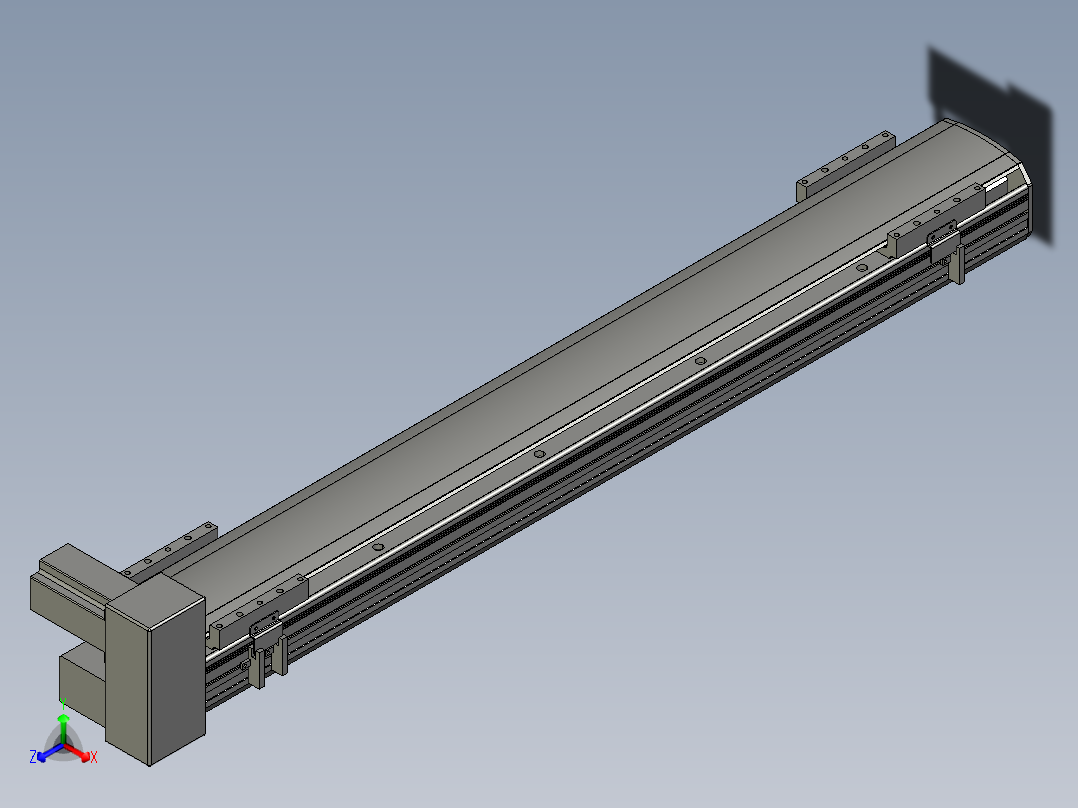 直线模组WG-LHB12-S800-RU设计图纸