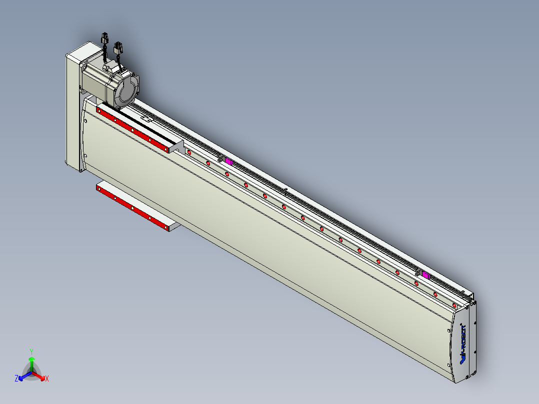威洛博QF20-Lxx-C-S840-BR-ZP75-C3正等轴测图