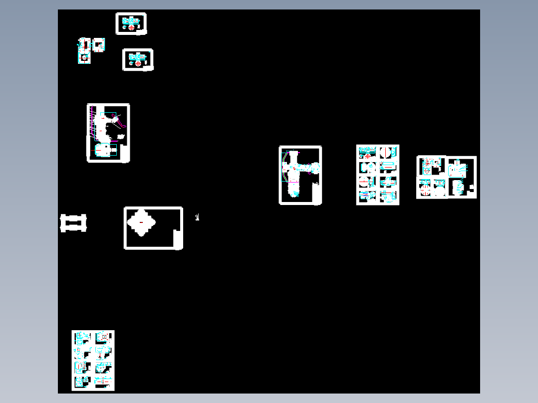 玻璃清洁<span style='color: red'>机器人</span>模型CAD图纸822055==150