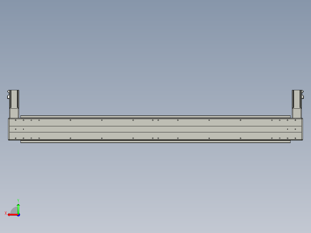 威洛博双电机滑台-VBF14S2-L100-S1300-BLR-P40-C6后视图