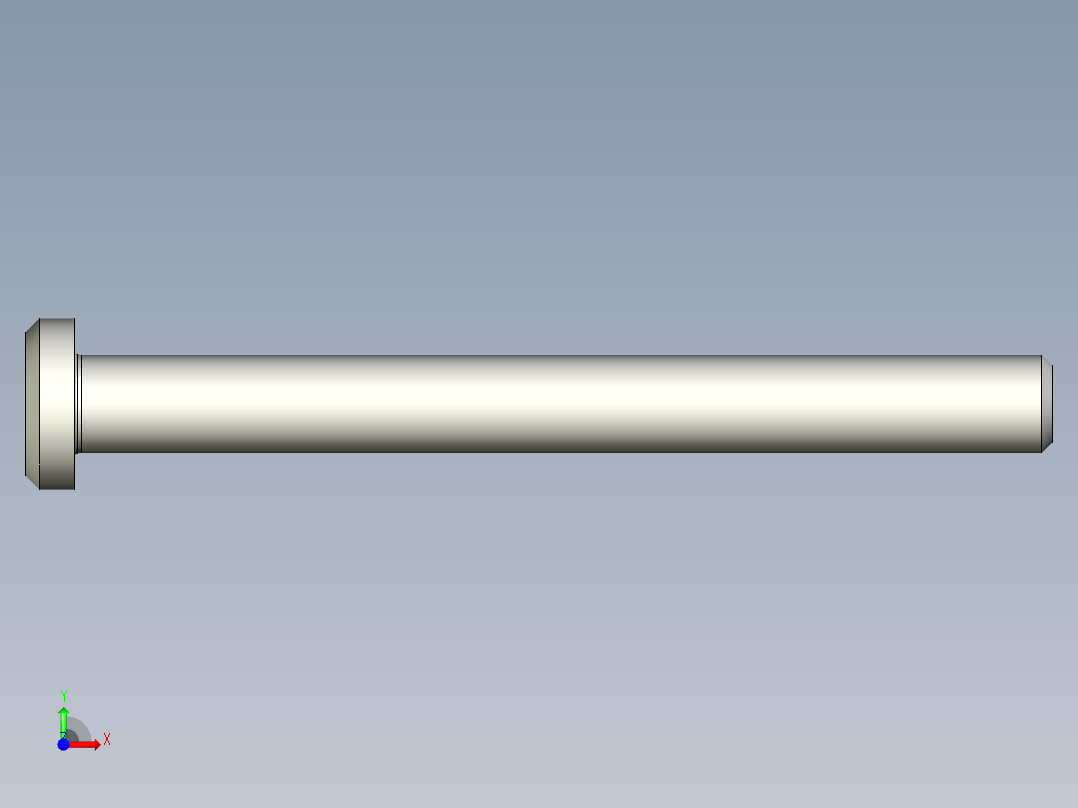 螺钉-Hexalobular_socket_screw-M4-40-25-2-7-3.3-C0.56.stp前视图