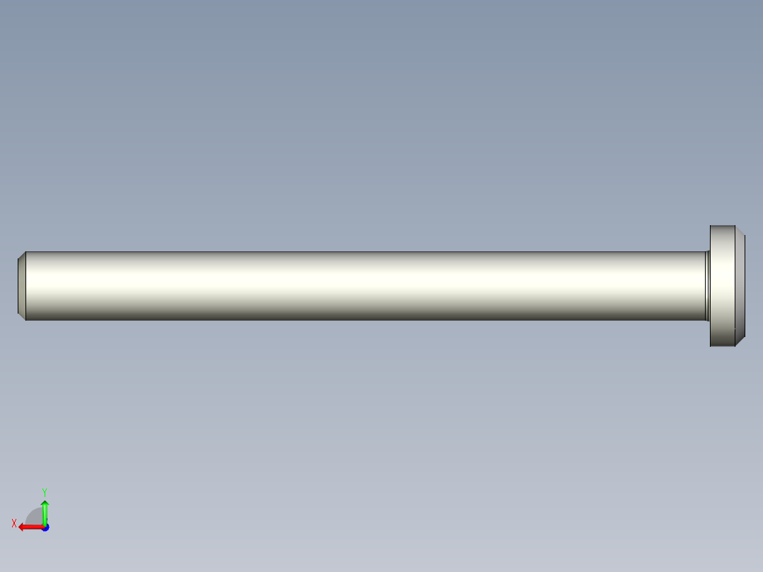 螺钉-Hexalobular_socket_screw-M4-40-25-2-7-3.3-C0.56.stp后视图