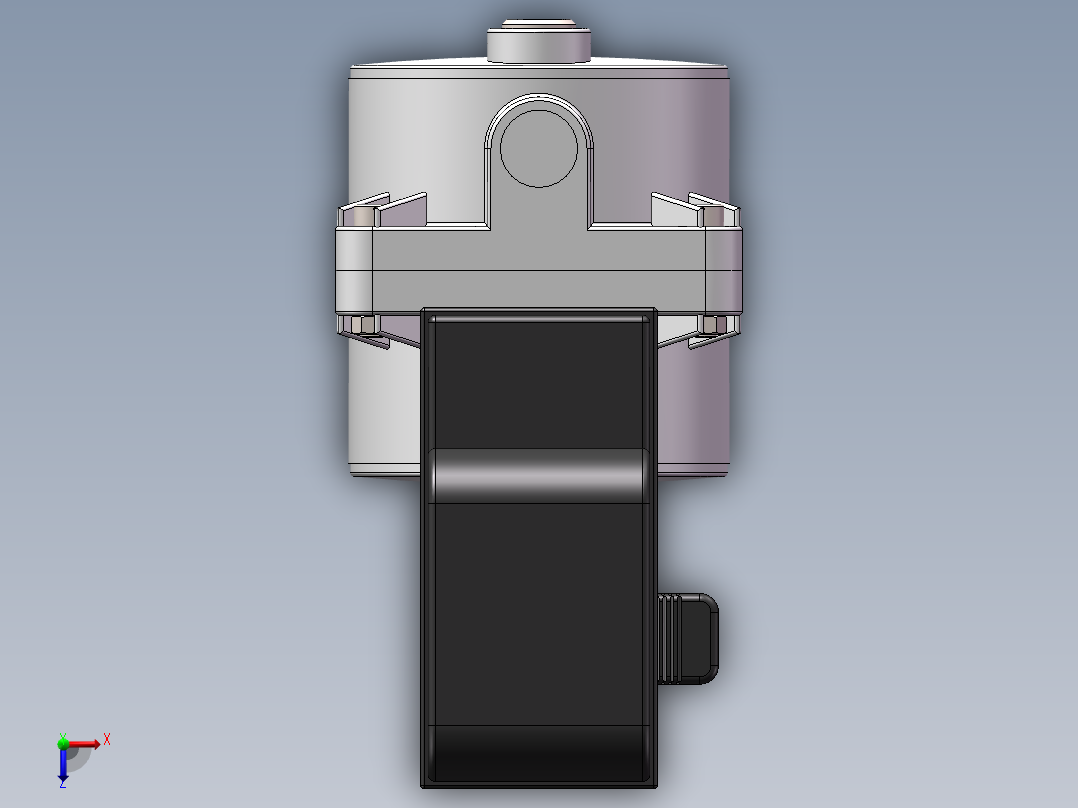 控制阀机构俯视图