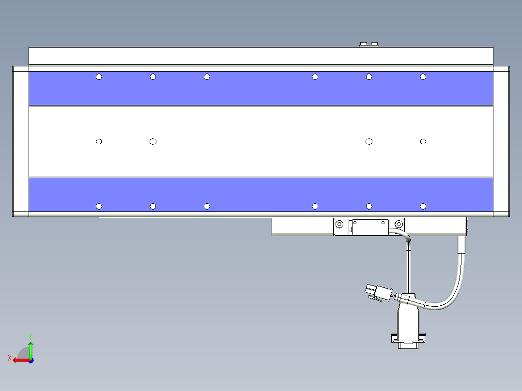 威洛博VL系列3d模型模组VL14S2Y-S200后视图