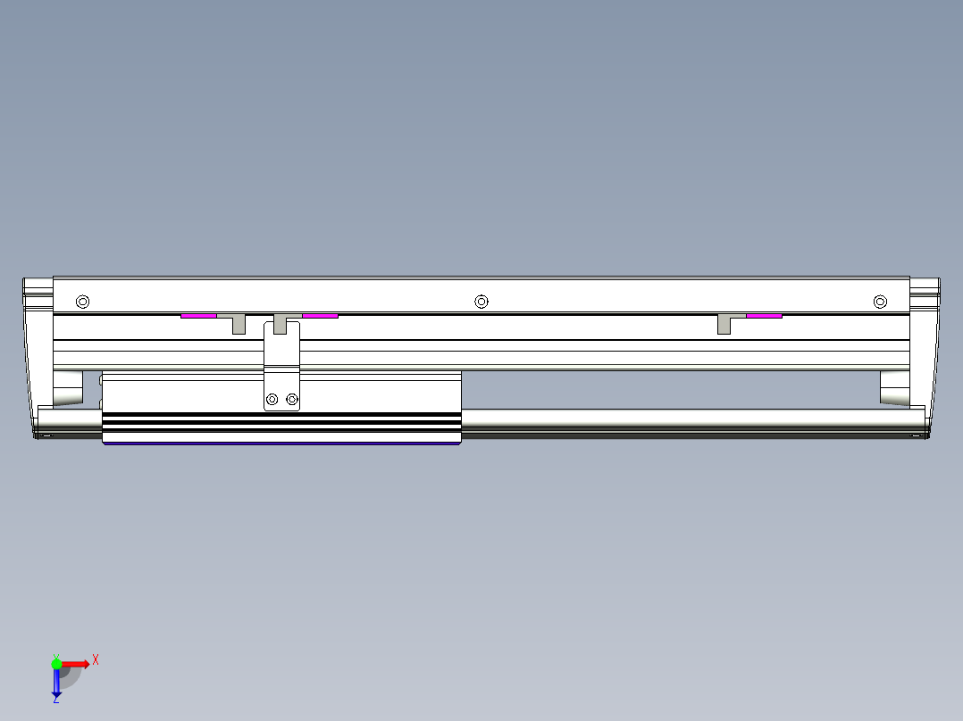 威洛博VL系列3d模型模组VL14S2Y-S200俯视图