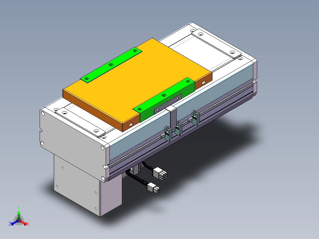 MCH丝杆全封闭MCH17-BM-400W正等轴测图