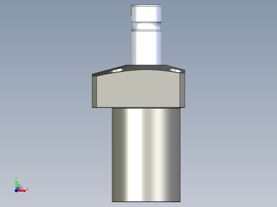 KOSMEKLHS0400-SR-F多系列多零件图纸模型前视图