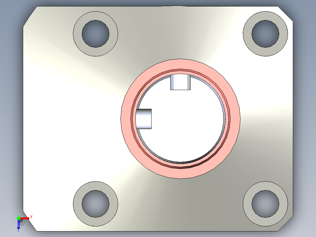KOSMEKLHS0400-SR-F多系列多零件图纸模型俯视图