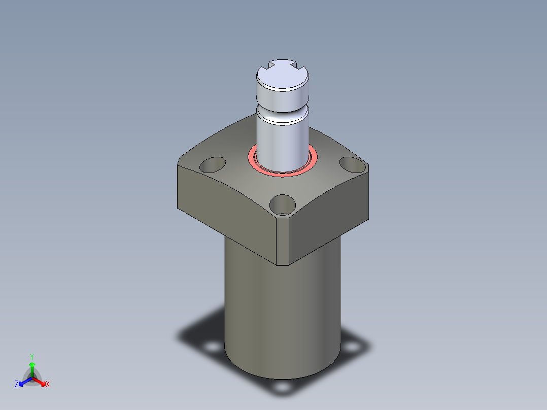 KOSMEKLHS0400-SR-F多系列多零件图纸模型正等轴测图