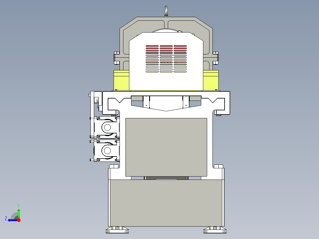 B2_圆杆焊接对心变位机右视图