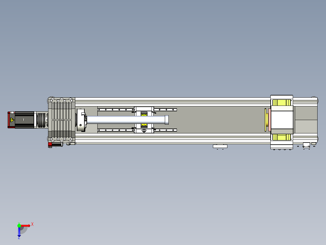 B2_圆杆焊接对心变位机俯视图