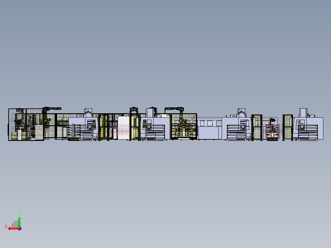 840端板自动化线sw20后视图