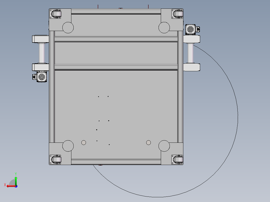 回流线O型圈组装设备sw22可编辑后视图