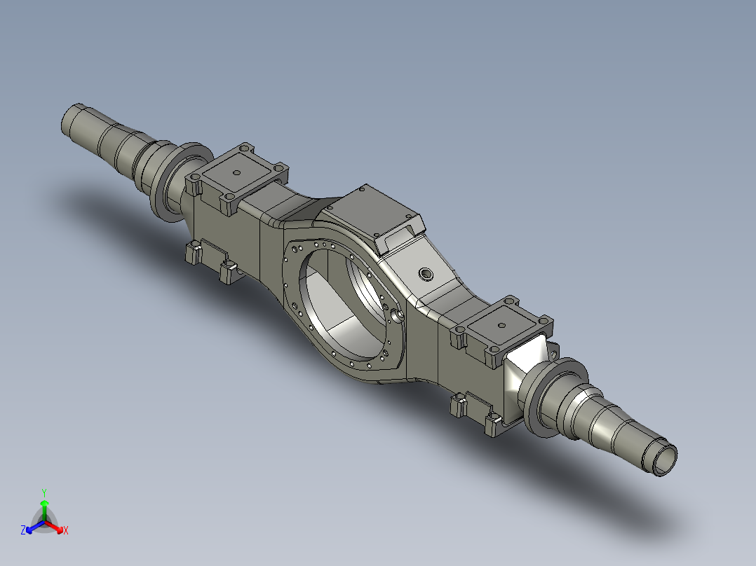 某型号重型卡车驱动桥桥壳216870==200