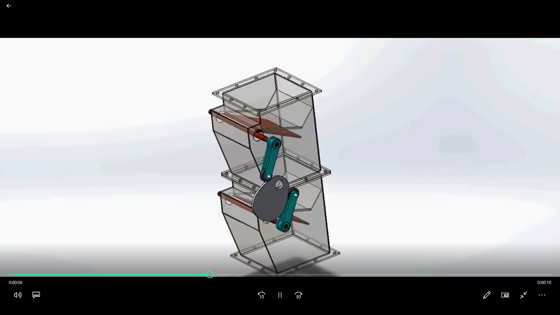 01-电动双层单门翻板阀