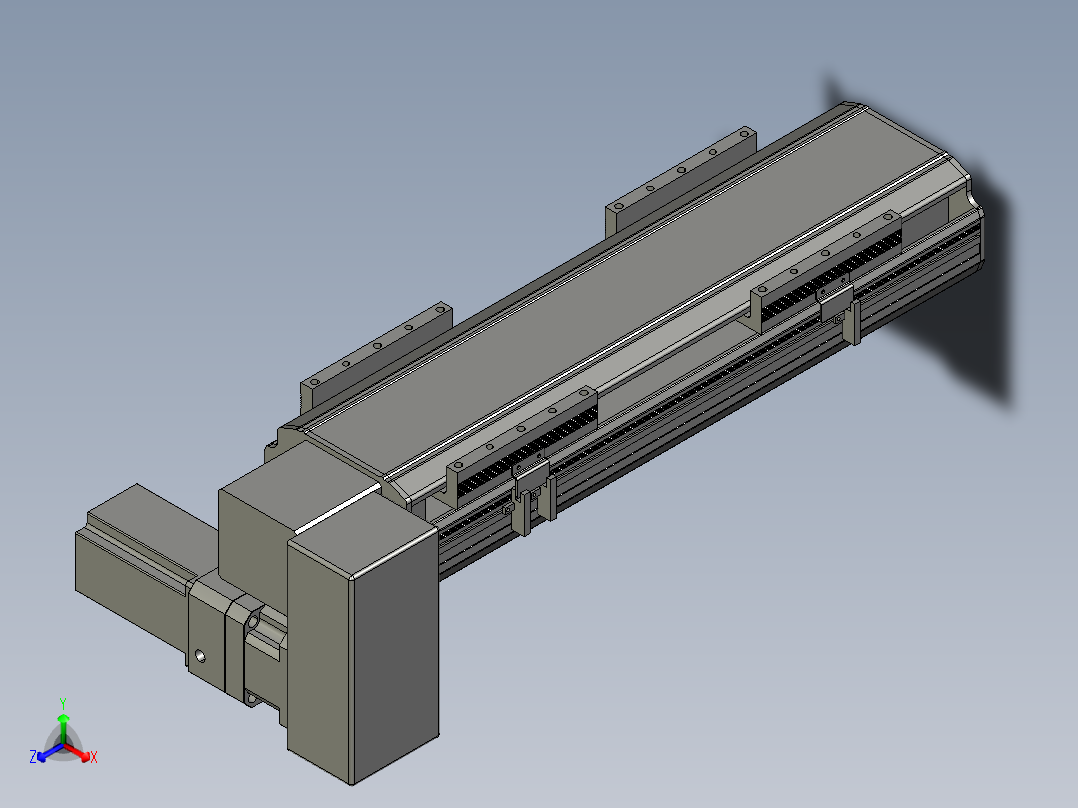 直线模组LHB17-L40-S300-RD设计图纸