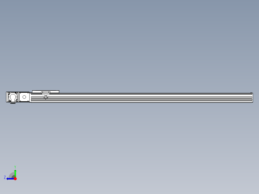 同步带全封闭直线模组TPA-HCB-120D-90-L1200-ML-Y-P40-N3右视图