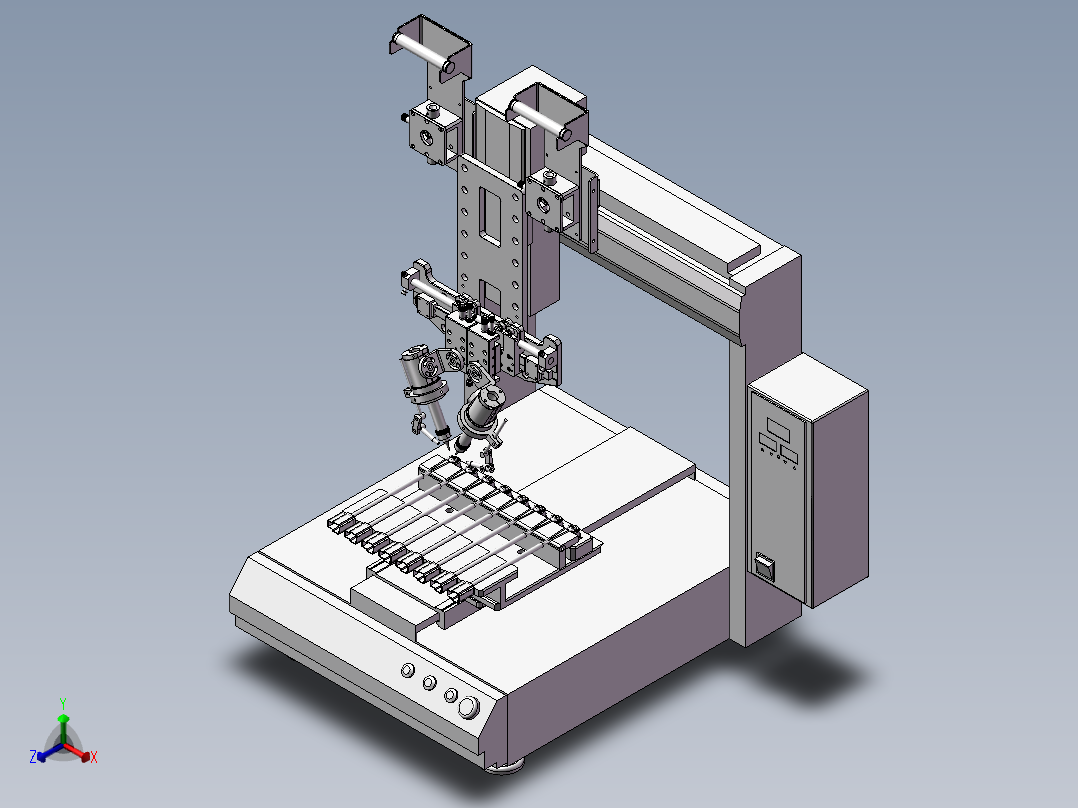 双头三轴自动焊锡机
