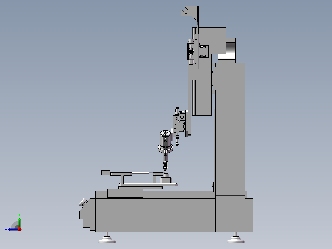 双头三轴自动焊锡机右视图