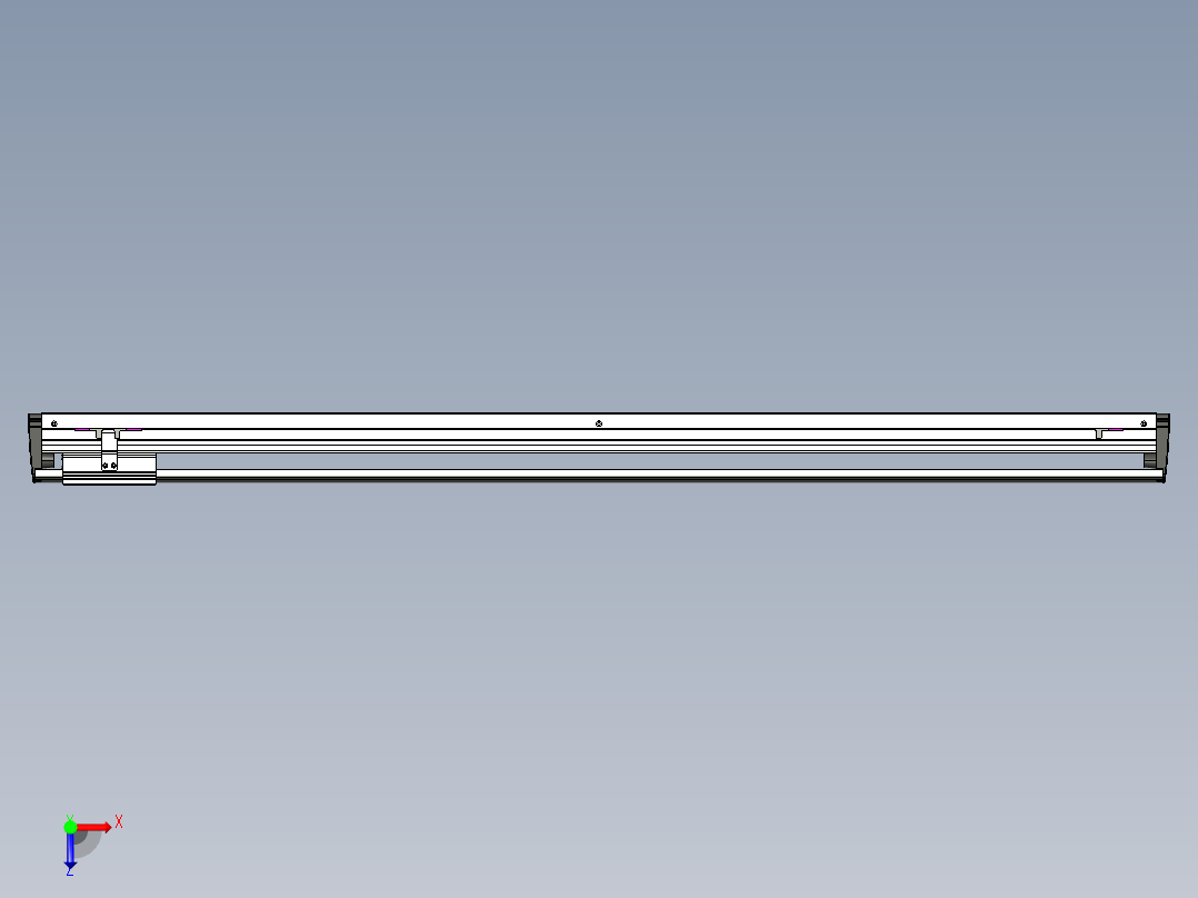 威洛博VL系列3d模型模组VL14S1Y-S1150俯视图